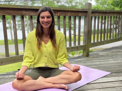 Jackie Meditating